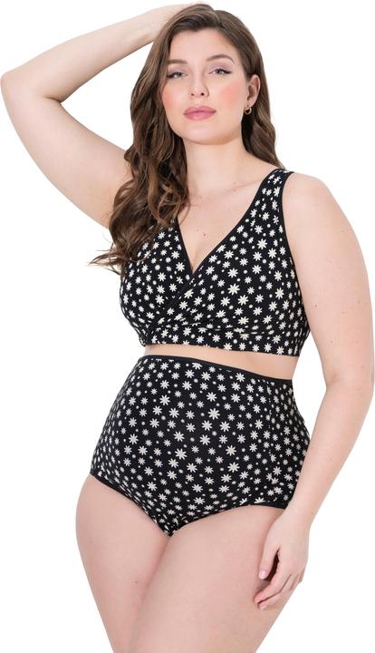 Image du produit Ulla Popken Culottes extra-hautes Bellieva, lot de 2, empiècement sur le ventre (54)