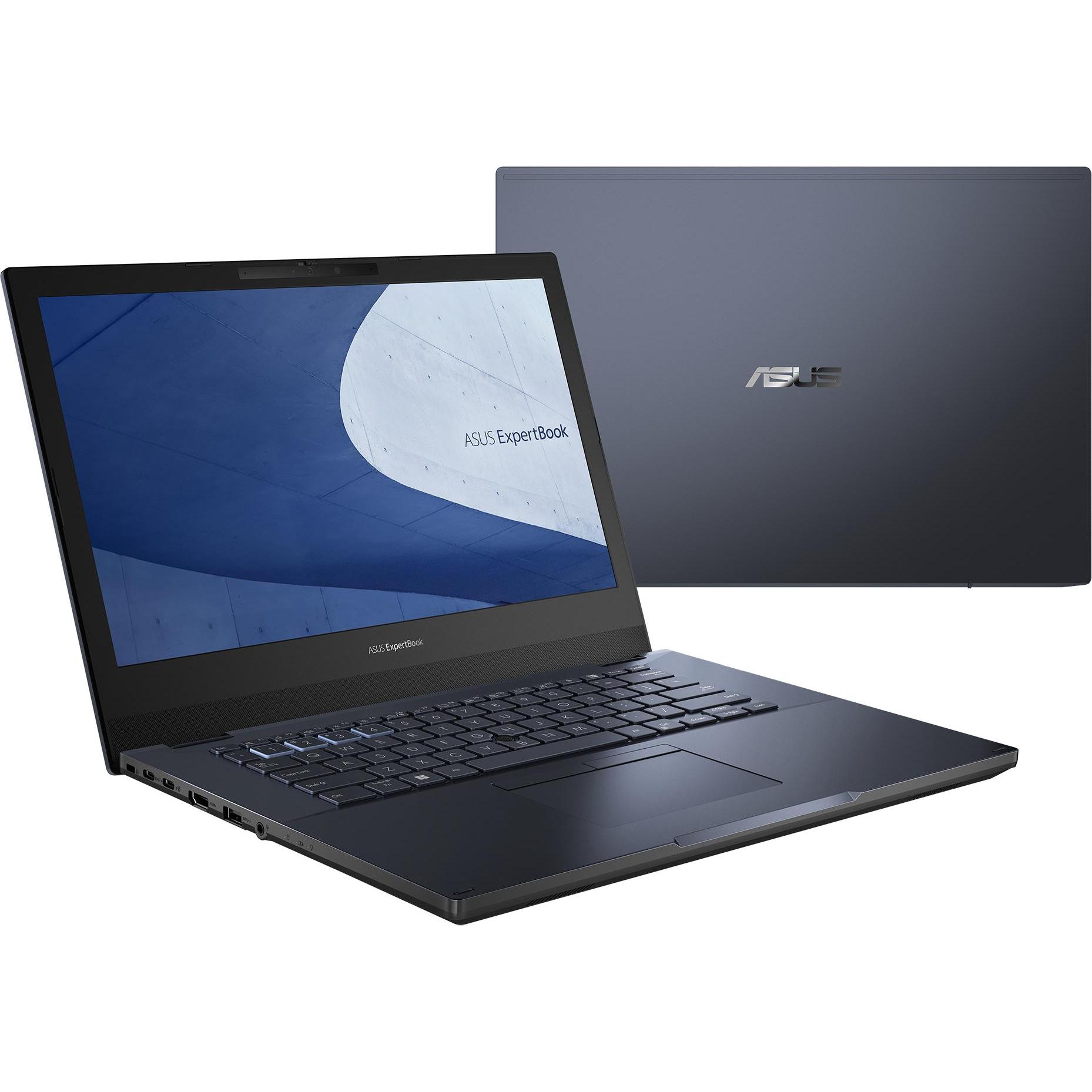 ASUS ExpertBook L3 (14", 1000 GB, 16 GB, DE, AMD Ryzen 7 5825U), Notebook, Schwarz