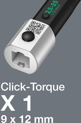 Actual product image Wera Click-Torque X 1 (2.50 - 25 Nm)