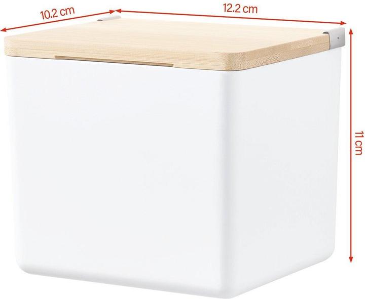 Image du produit tesa BABOO Boîte de rangement avec couvercle, petite avec solution adhésive sans perçage