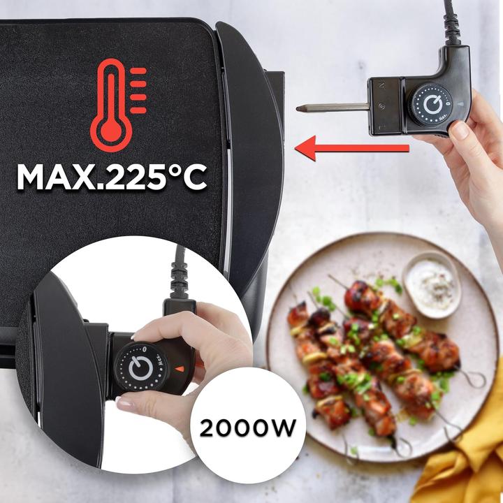 Actual product image Duronic GP20 Electric table grill
