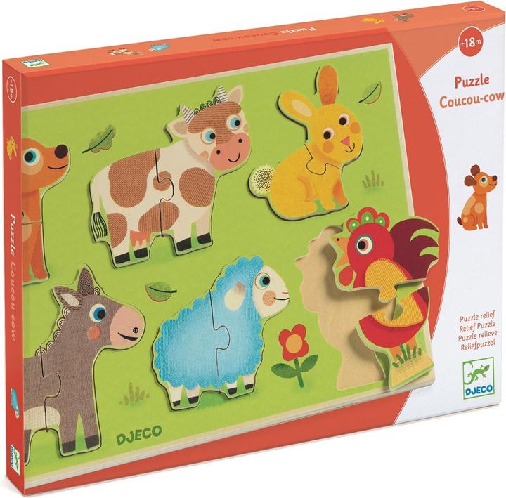 Immagine prodotto Djeco Mucca Coucou (12 pezzi)