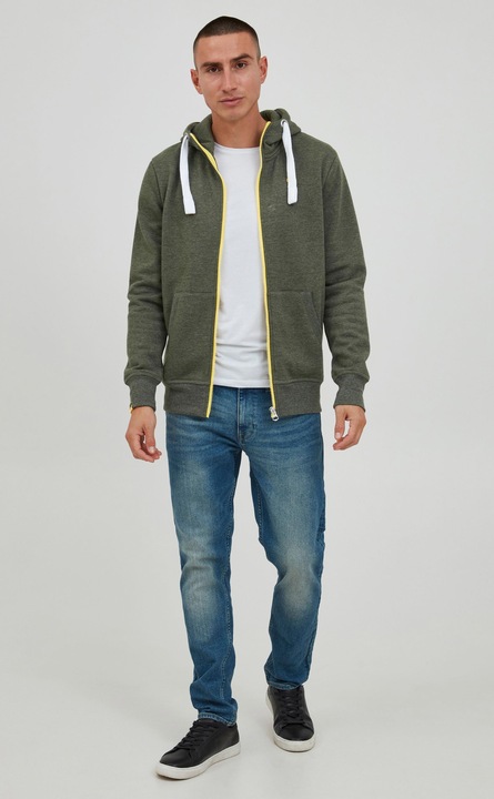 Actual product image Solid Benn High-Neck Men's sweatjacket (S)
