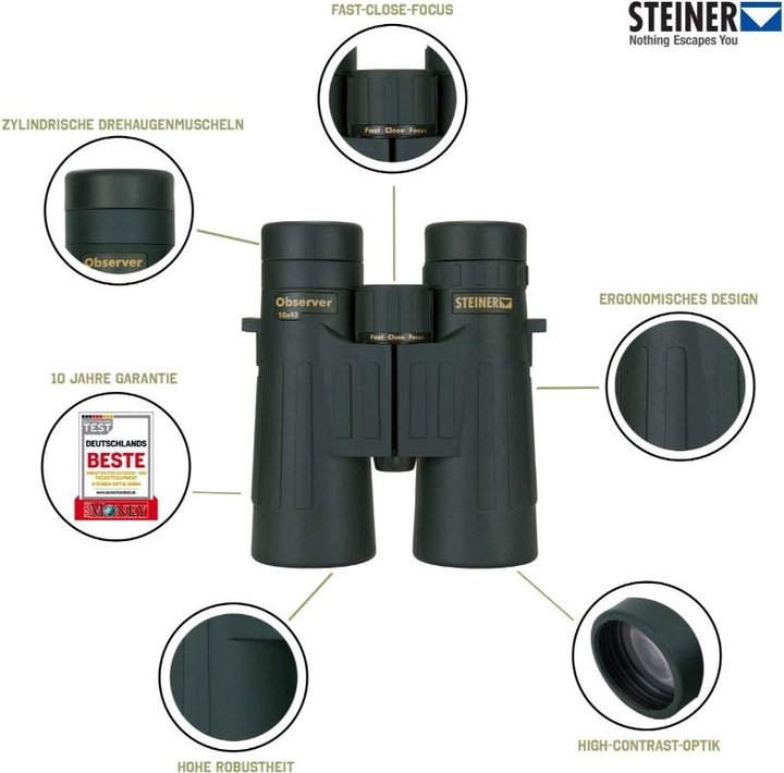 Produktbild Steiner Fernglas Observer (10 x, 42 mm)