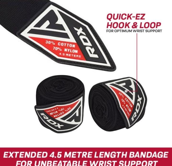 Image du produit Rdx Hand Wraps Black Plus
