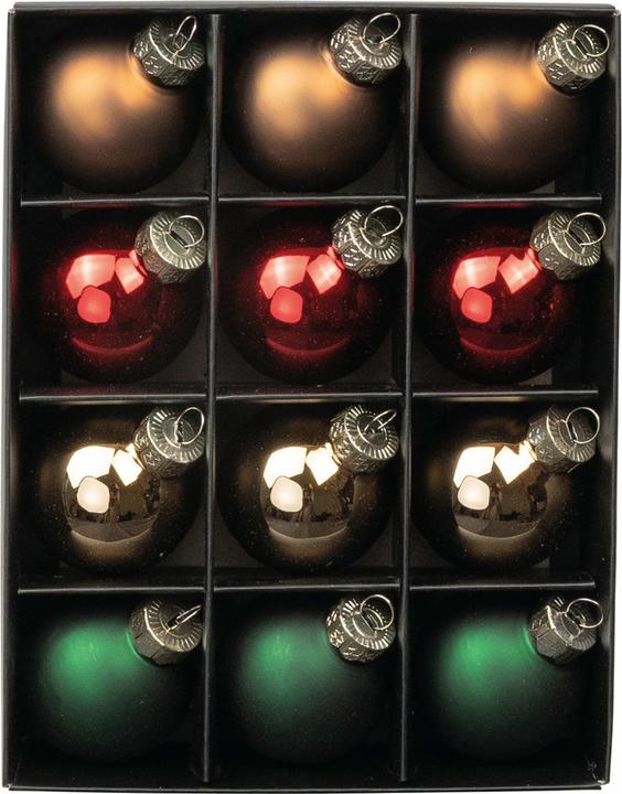 Riffelmacher Weihnachtskugeln Mix (12 x)