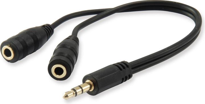 equip 3,5mm Headset Adapter Y-Kabel (0.13 m)