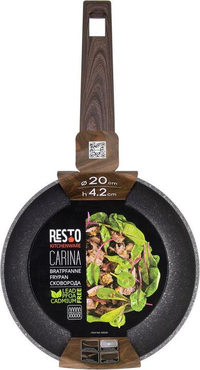 Image du produit Resto POÊLE D20 H4.2CM/93020 (20 cm, Ensemble de casseroles et de poêles de cuisson, Aluminium)
