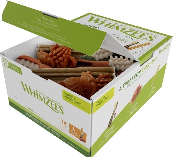 Produktbild Whimzees Variety Box (Adult, 14 Stk., 1040 g)