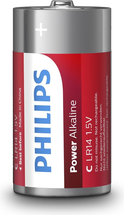 Produktbild Philips Power Alkaline (2 Stk., C)