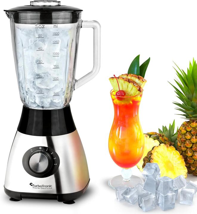 Image du produit TurboTronic By Z-Line Standmixer mit Glasbehälter 1,5L, 1200W (1200 W)