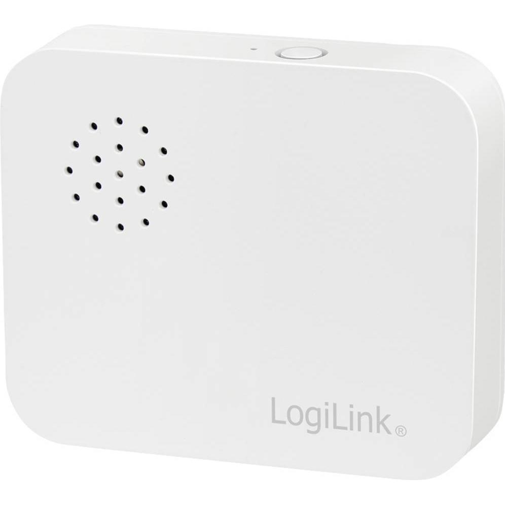 LogiLink Smart Home Wi-Fi Smart Vibration Sensor, Powerline, Weiss