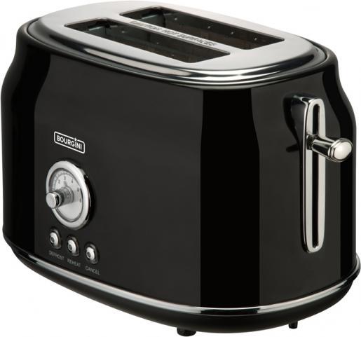 Actual product image Bourgini Retro Toaster - Broodrooster - Zwart