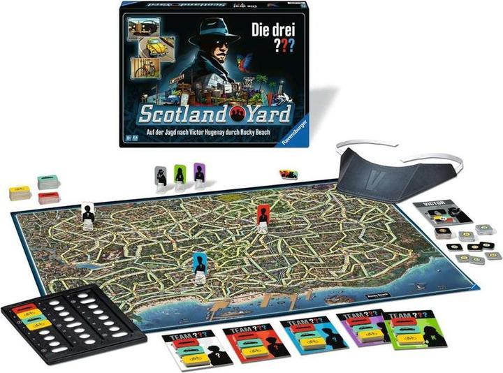 Actual product image Ravensburger Die drei??? Scotland Yard - Gesellschaftsspiel & Brettspiel ab 8 Jahre (German)