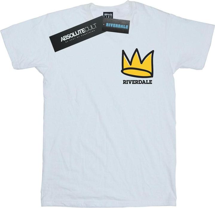 Actual product image Riverdale Mens Crown Breast Print T-Shirt (5XL)