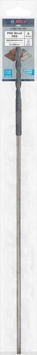 Actual product image Bosch Professional Zubehör PRO Wood HSS installation drill bit, 6 x 75 x 400 mm (6 mm)