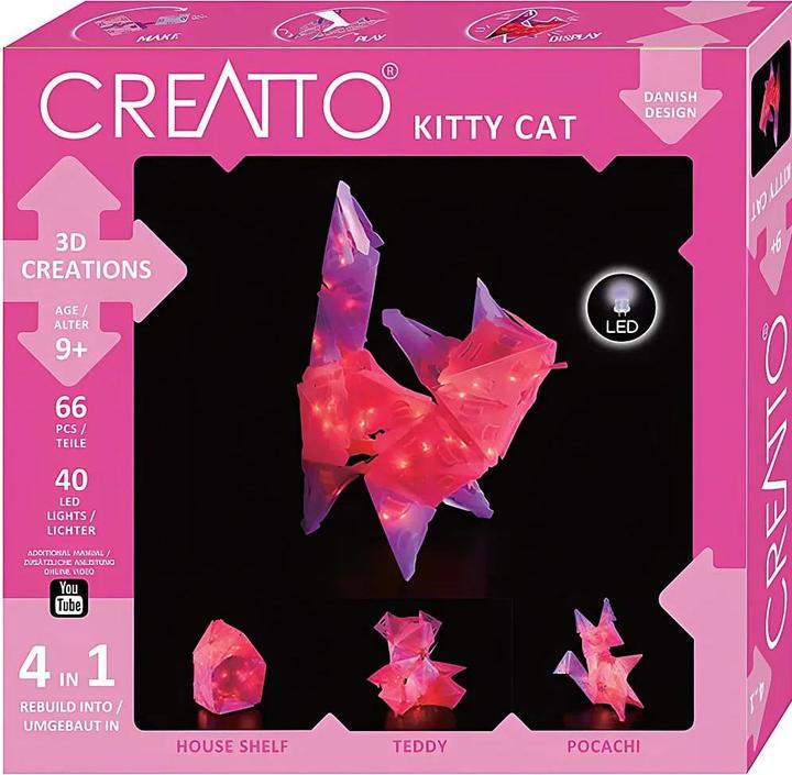 Produktbild Creatto Bastelset Kitty Cat 4 in 1