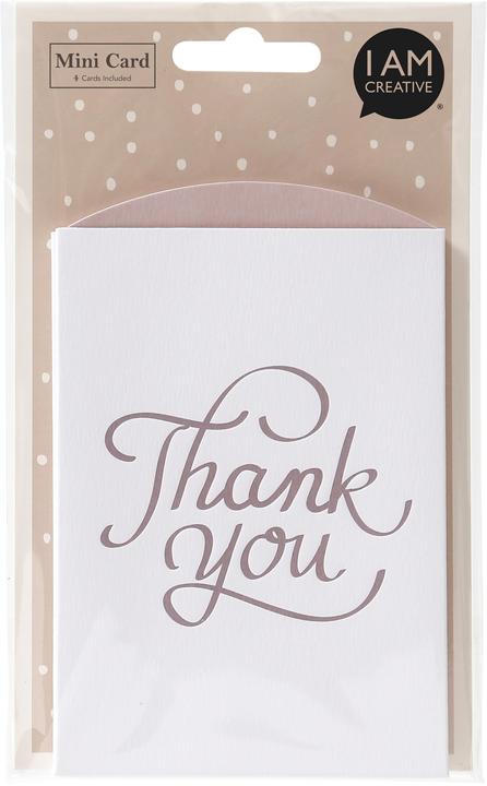 I Am Creative Thank you card set (4 pcs.)
