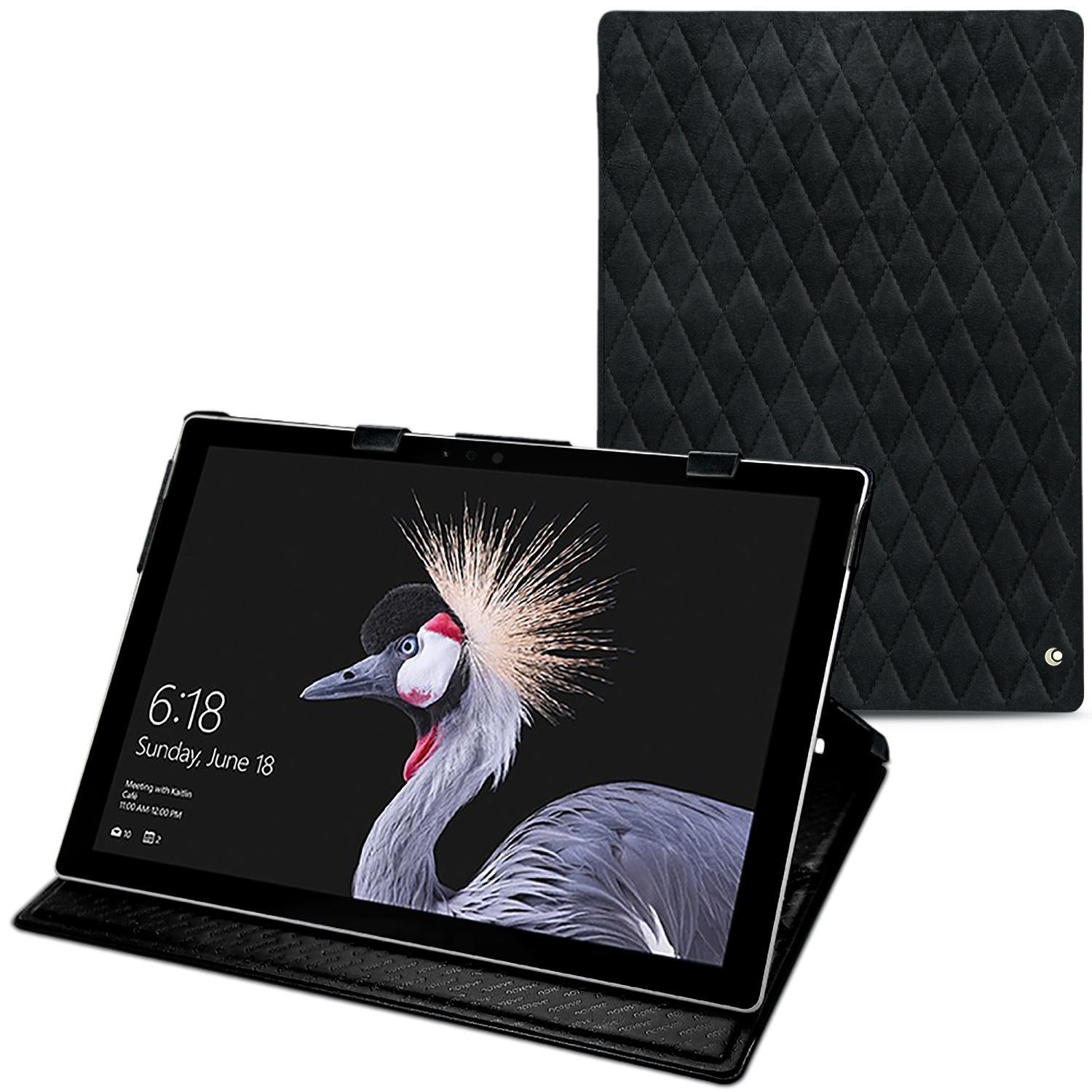 Noreve Lederschutzhülle (12.30", Microsoft), Notebooktasche, Schwarz