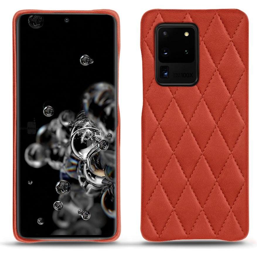 Thumbnail - Noreve Lederschutzhülle (Samsung Galaxy S20 Ultra 5G), Smartphone Hülle, Orange