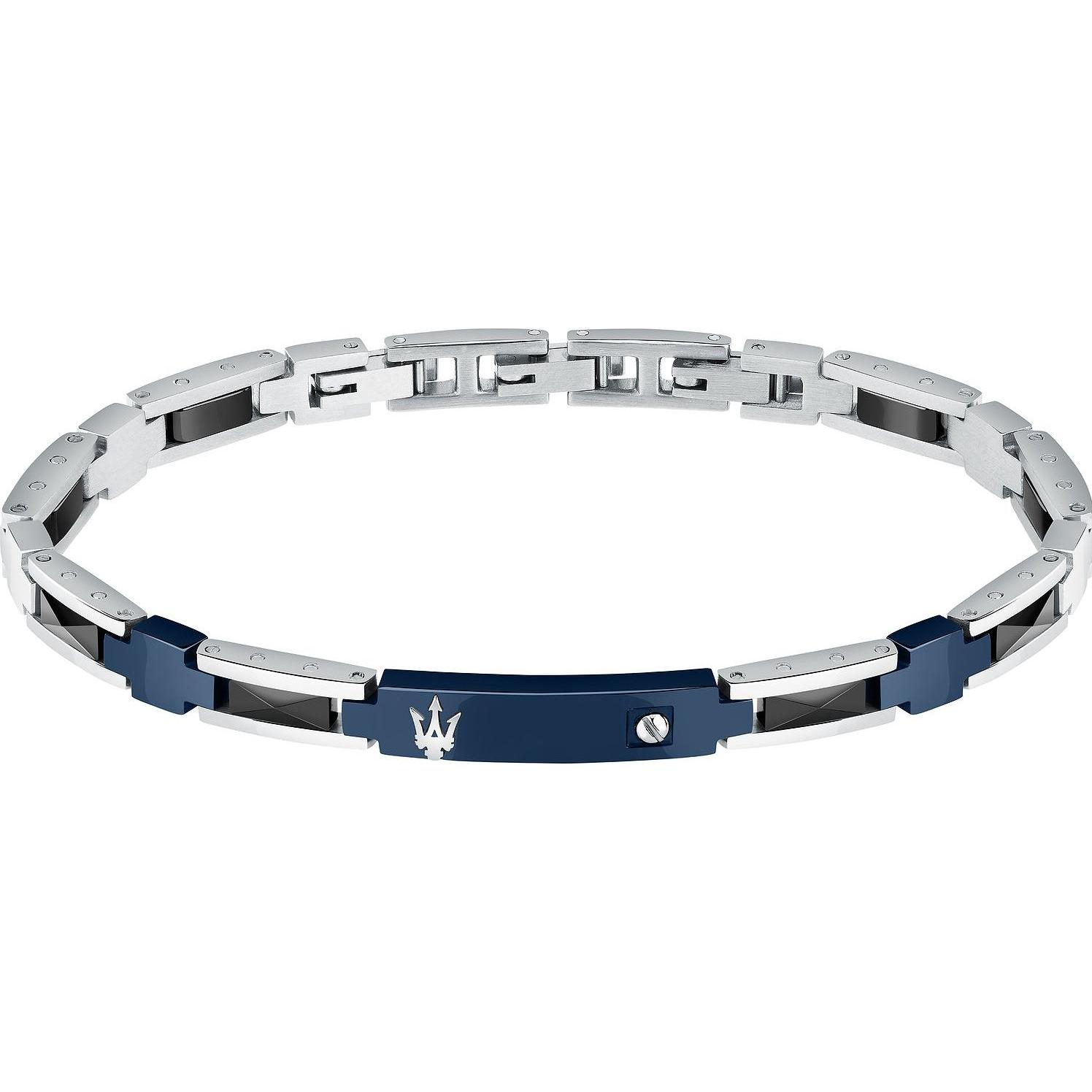 Maserati, Armschmuck, Armband, (19 cm, Edelstahl, Keramik)