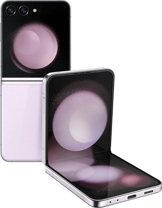 Actual product image Samsung Galaxy Z Flip5 (256 GB, Lavender, 6.70", SIM + eSIM, 12 Mpx, 5G)