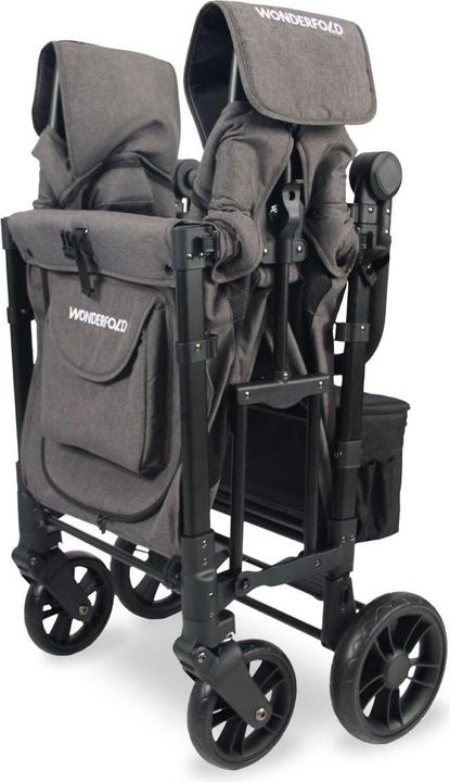 Image du produit WonderFold Poussette Elite Double Stroller Wagon Grey