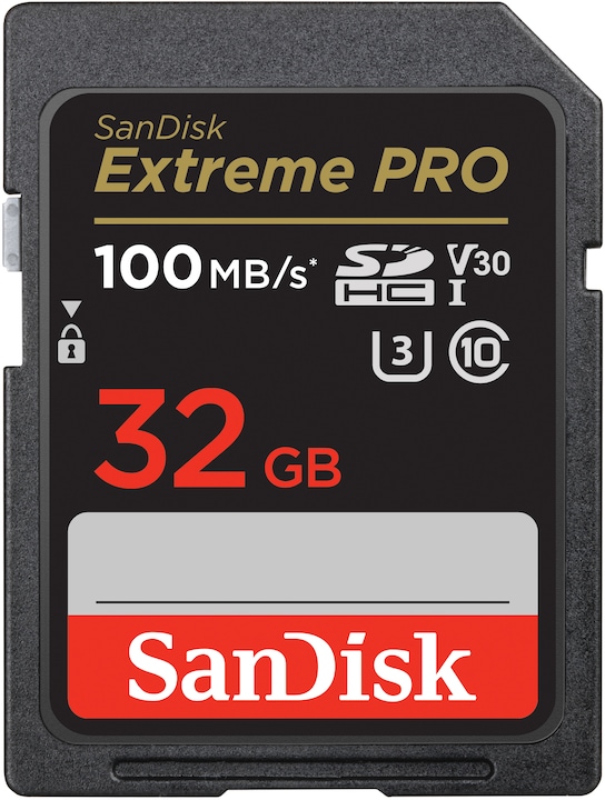 SanDisk Extreme PRO UHS-I V30 (32 GB, SDHC, U3, UHS-I)