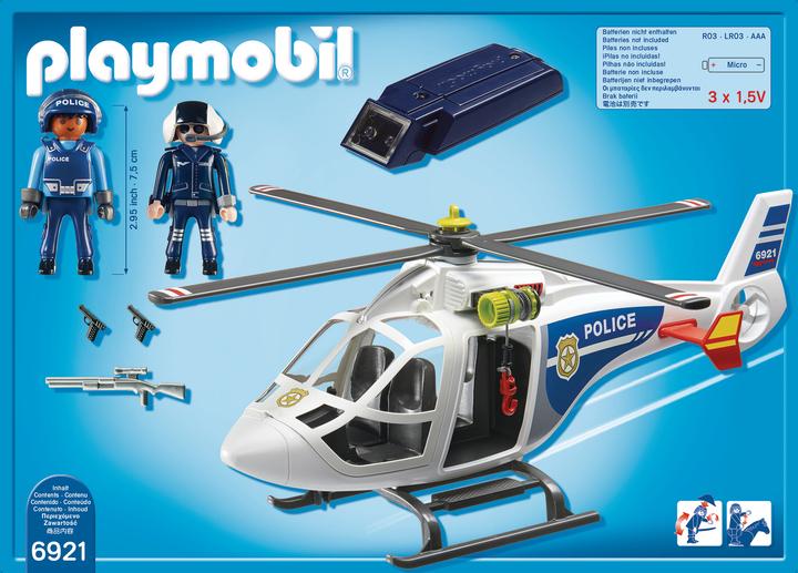 Actual product image Playmobil Police Helicopter (6921)