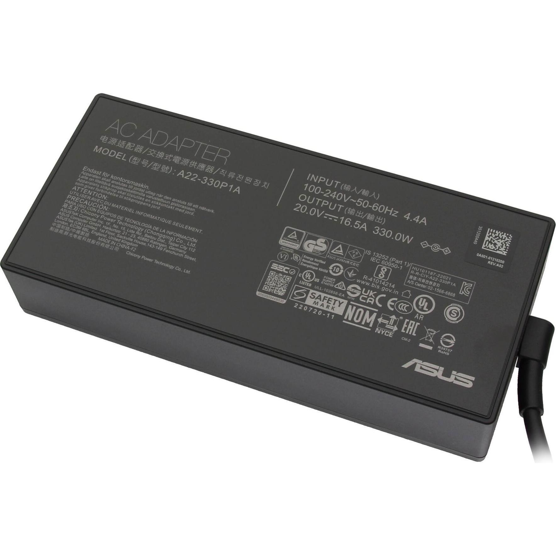 ASUS 0A001-01210000 (330 W), Notebook Netzteil, Schwarz