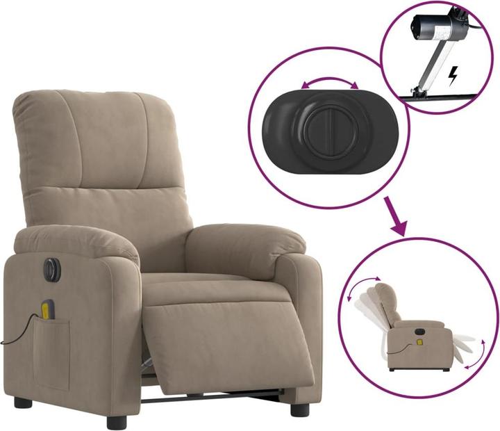 Image du produit vidaXL Massagesessel mit Aufstehhilfe