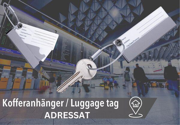 Immagine prodotto Troika Etichetta per bagagli con campo per l'indirizzo (Serrature e rimorchi)