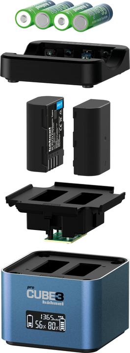 Produktbild Hähnel ProCube3 DSLR Charger Panasonic fr DMW-BLC12, BLF19, BLJ31 und BLK22 (Kamera Akku Ladegerät)