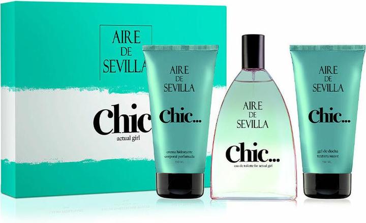 Actual product image Instituto Español Perfumes Unisex Aire De Sevilla Chic... Lote 3 Pz (Perfume set)