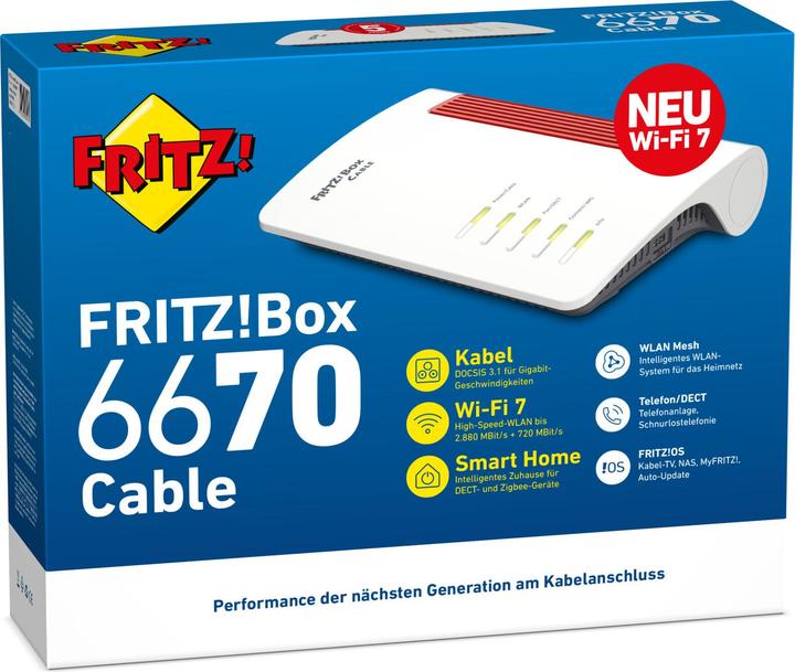Produktbild AVM FRITZ!Box 6670 Cable