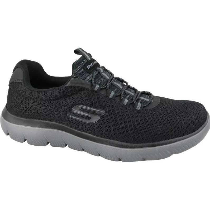 Skechers Uomo Nero Uomini, Sneaker, Cime - 10810, (41.5)