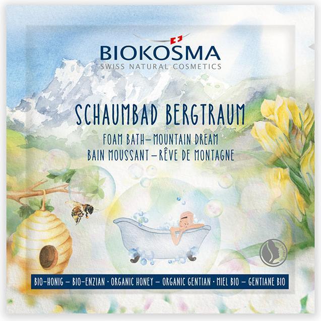 Actual product image Biokosma Foam Bergtr Hon Enz BIO 25ml (Bubble bath, 25 ml)