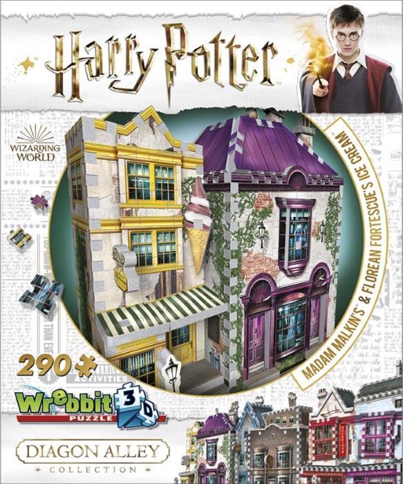 Produktbild Wrebbit 3D Madam Malkin’s Anzüge Florean Fortescue’s Eissalon (295 Teile)