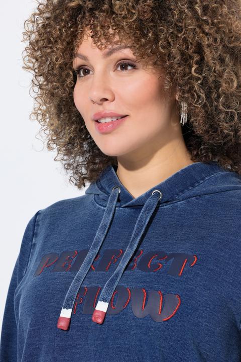 Produktbild Ulla Popken Hoodie, Stickerei, Kapuze, Taschen, Langarm (56)