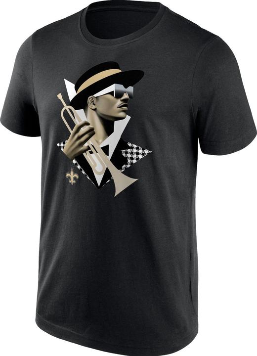 Actual product image Fanatics NFL Shirt - ILLUSTRATION New Orleans Saints - L (L)