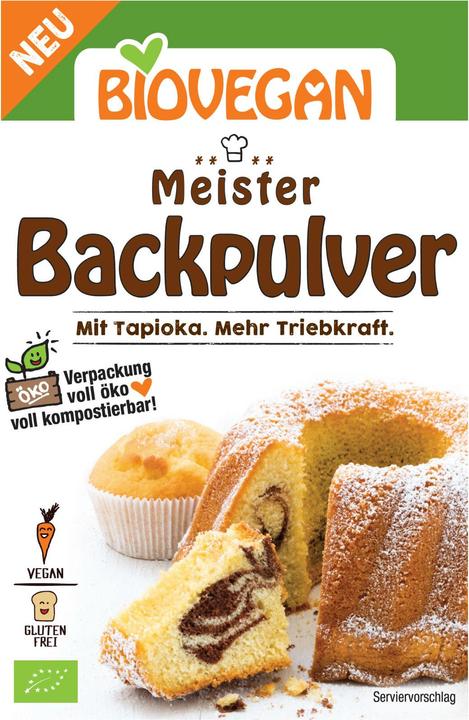 Biovegan Master baking powder with pure tartar organic (51 g)