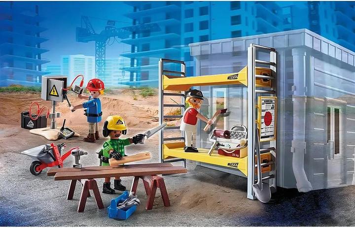 Produktbild Playmobil Baugerüst mit Handwerkern (70446, Playmobil City Action)