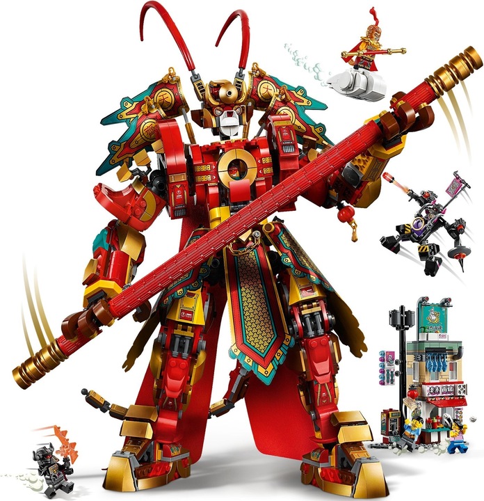 Actual product image LEGO Monkey King Mech (80012, LEGO Monkie Kid, LEGO Rare Sets)