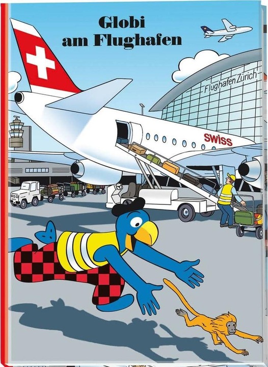 Globi am Flughafen (German, Jürg Lendenmann, 2018)