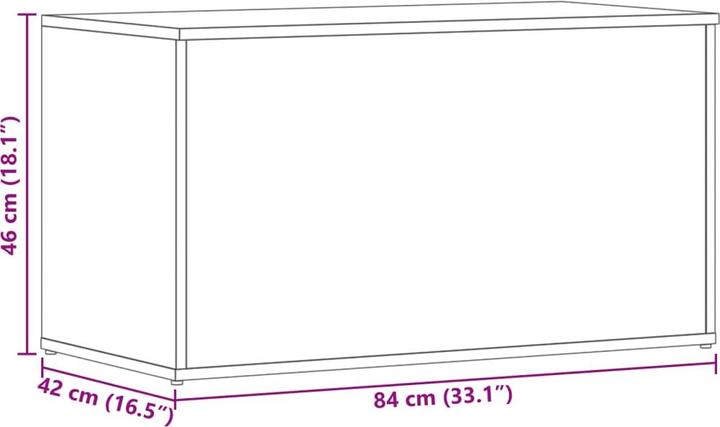 Produktbild VidaXL Agathoklas (84 x 42 x 46 cm)