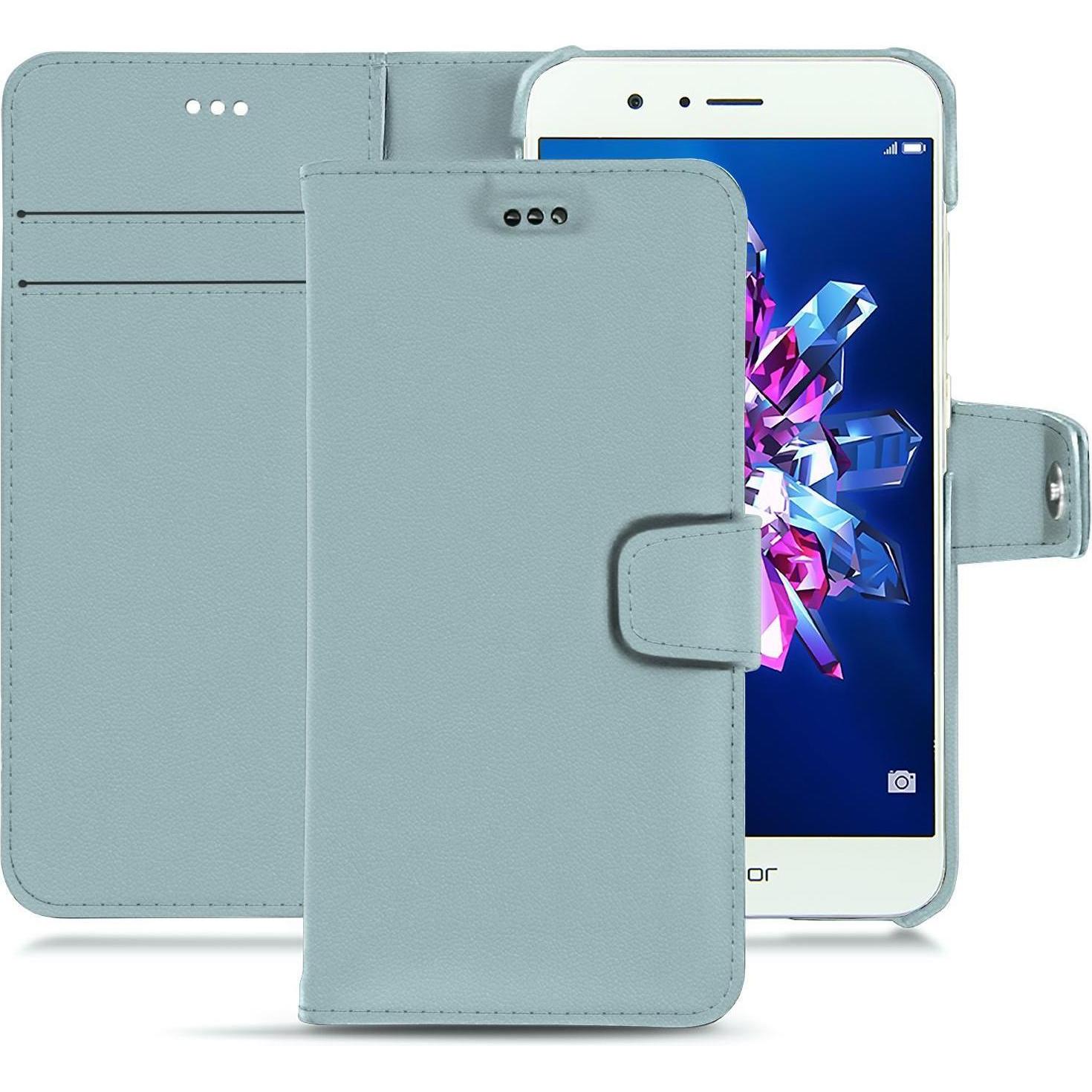 Noreve Lederschutzhülle Wallet (Honor 8 Pro), Smartphone Hülle, Blau