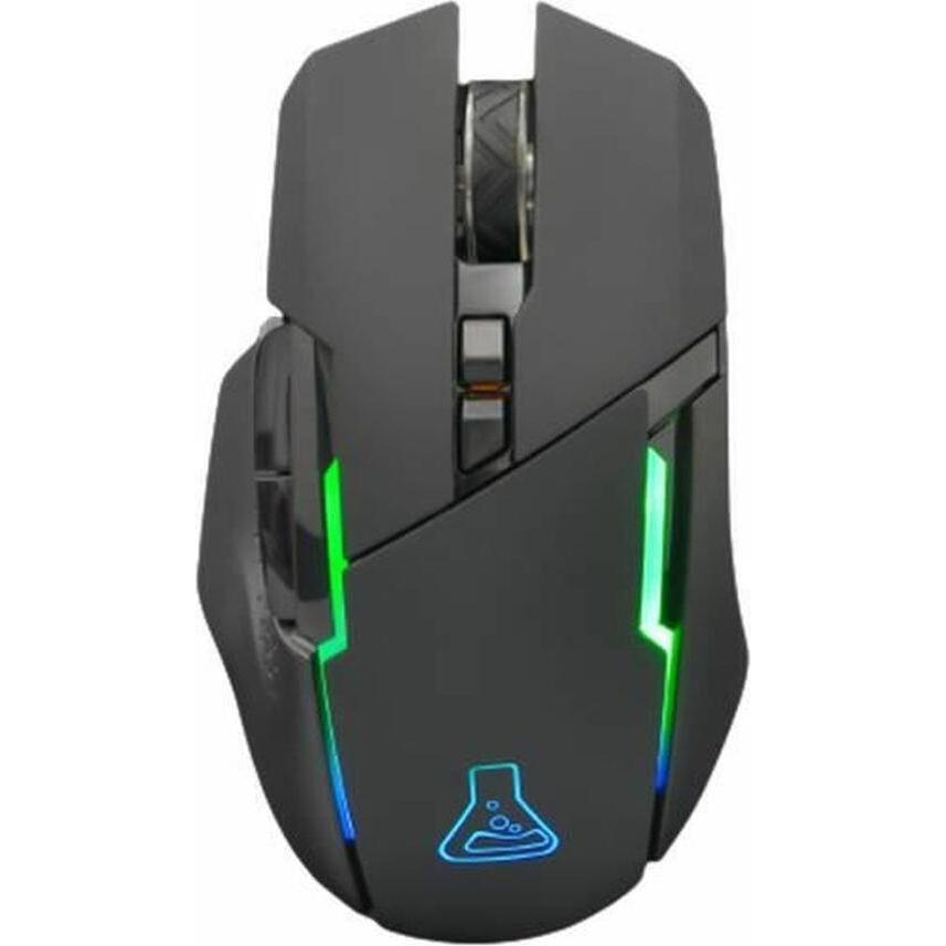 The G-Lab KULT CAESIUM - Sans Fil/Noir/RGB/7200 dpi (Senza fili), Mouse, Nero