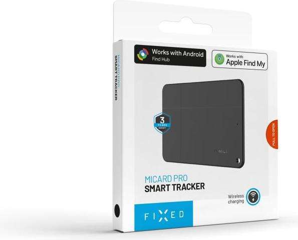 Actual product image Fixed MiCard Pro with Find My and Find Hub support, black (Android, Apple, iOS)