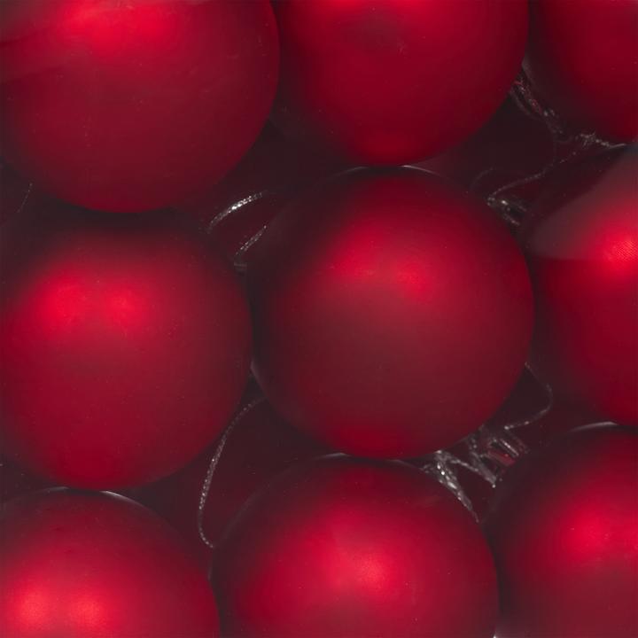 Actual product image Relaxdays - Weihnachtskugeln 50er Set, Rot/ Gold (50 -part)