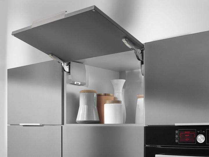 Vasalat Blum Aventos HK-S 220-500 power accumulator light grey flap fitting with mounting plate